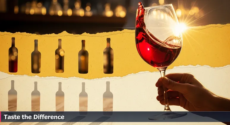A hand swirling a glass of red wine in a sunlit Temecula tasting room, with blurry wine bottles in the background, representing the search for clarity in AI engineering jobs.