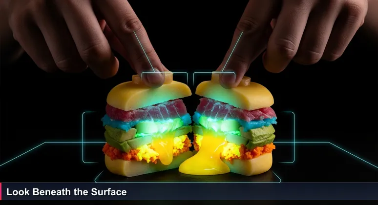 Hands assembling a Peruvian causa rellena, symbolizing the hidden depth and layered opportunities in Peru's 2026 tech career scene for AI and machine learning roles.