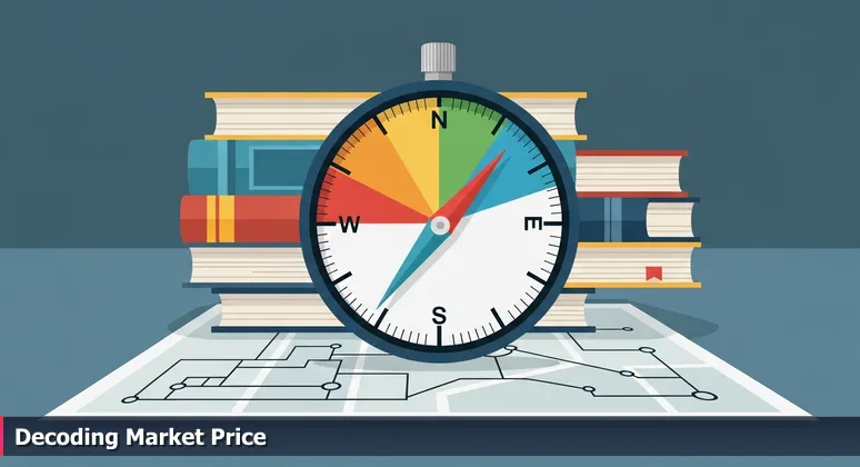 A person in a Buffalo restaurant contemplates a menu with 'Market Price' listed, symbolizing salary decisions for AI careers in 2026.