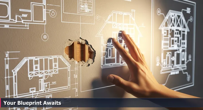 A hand taps a hollow wall in a Columbus home, revealing studs, symbolizing that financial barriers to tech training in 2026 are navigable with the right funding knowledge.