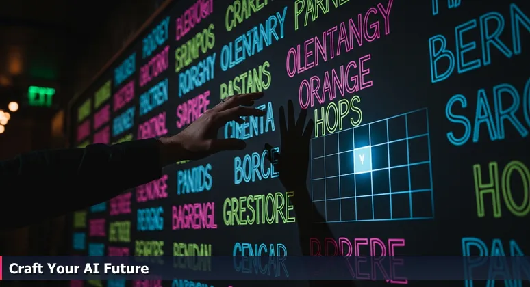 A hand hovers over a chalkboard menu in a Columbus brewery, listing craft beer names like 'Scioto Valley Stout', symbolizing diverse AI career choices in 2026.