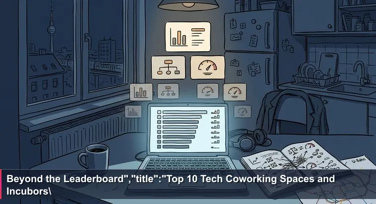 Dimly lit Berlin kitchen at midnight with an open laptop showing a Kaggle-style leaderboard, a scribbled notebook of trade-offs, a cold coffee mug and a partially visible U-Bahn map.