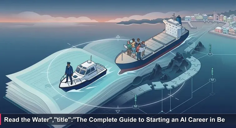 Pre-dawn scene of a small pilot boat guiding a large ship into Hamilton Harbour; a Bermudian pilot stands at the bow watching the water while passengers consult charts and GPS.