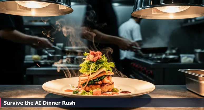 A home-cooked dish beautifully plated from a tutorial, collapsing into a soggy mess under the heat lamps of a professional kitchen's pass during dinner rush.