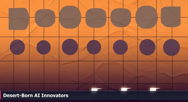 A weathered Coachella music festival poster taped to a cafe window in Indio, with focus on small-font band names at the bottom.