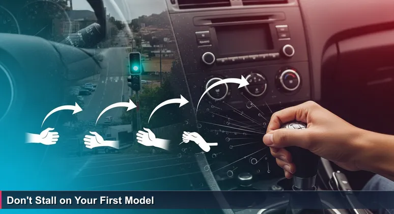 Car stalling on a steep Johannesburg road at a robot, representing the gap between theory and production-ready AI engineering.