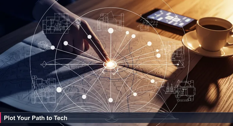 A detailed Helsinki metro map on a café table, with a finger pointing to tech hubs like Aalto University, symbolizing the journey to fund tech training in Finland.