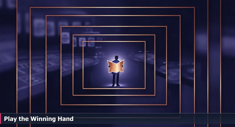 A person on a Las Vegas casino floor holding a map, searching for a hidden high-limit room among slot machines and tables.