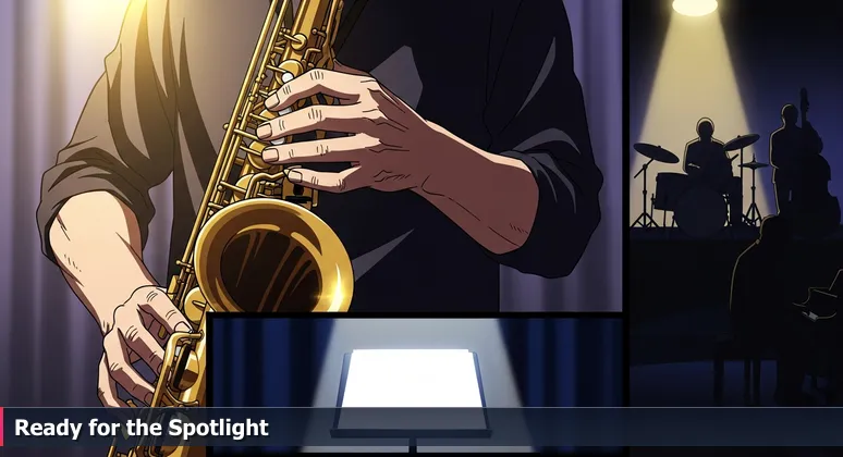 Close-up of a saxophonist's hands in an Albuquerque jazz club, symbolizing skill readiness for tech jobs without a degree in 2026.