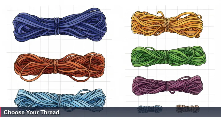 A Timorese woman in a traditional market touches colorful threads for tais weaving, symbolizing choosing the right women in tech group for her needs.