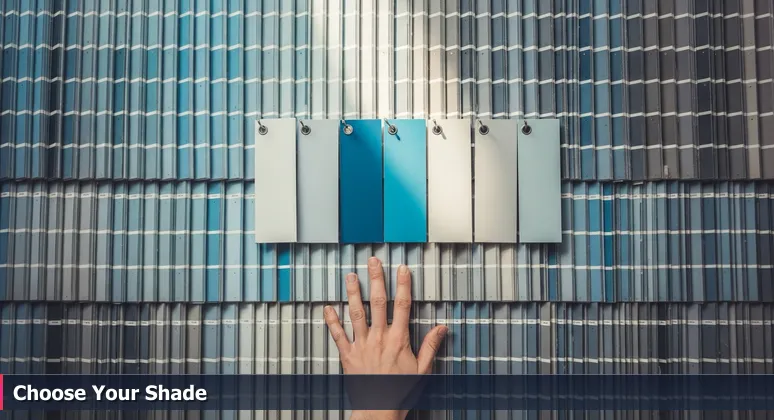 A hand hovers over a fan of paint color swatches, symbolizing the careful choice of AI bootcamps in Lakeland, Florida's growing tech hub.
