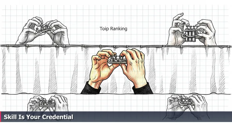 A close-up of musician's hands playing an instrument behind a fabric screen, symbolizing blind auditions for tech roles in Cambridge, MA.