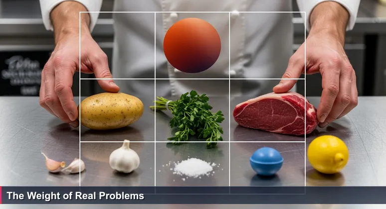 An illustration of an AI engineer in Tulsa analyzing data on a screen, with overlays of local industry symbols like energy pipelines and healthcare charts, emphasizing substance over spectacle.