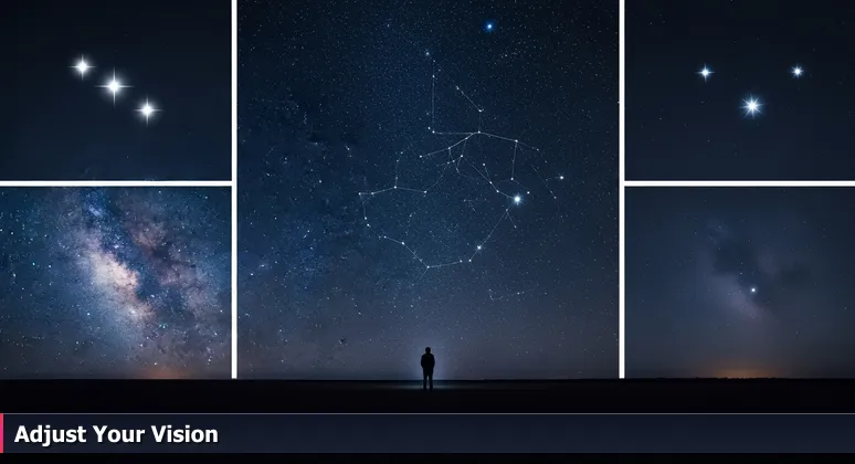 A person in a dark Texas field near College Station gazes at the night sky, where the Milky Way emerges from faint stars, symbolizing hidden AI job opportunities in industries beyond tech giants.
