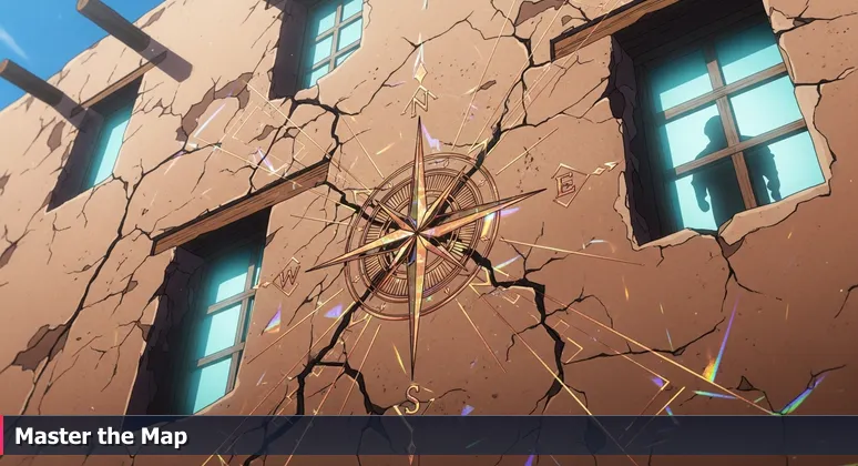 A close-up of a weathered adobe wall in downtown El Paso with faint outlines of sealed doorways, symbolizing hidden funding pathways for tech training