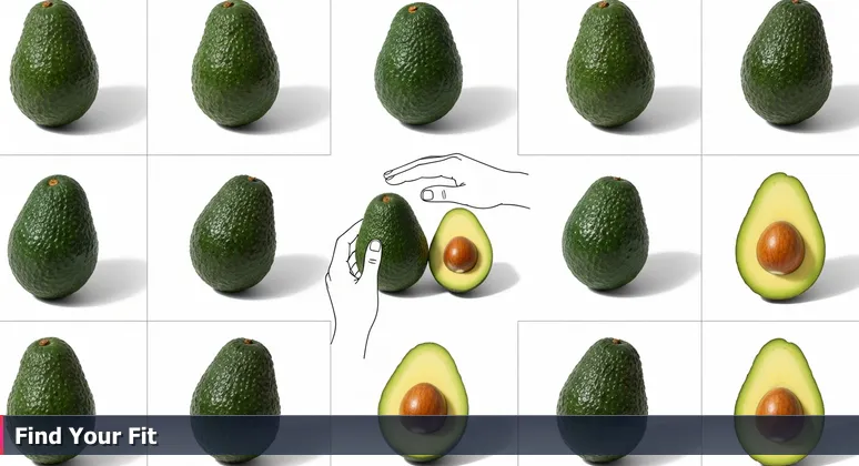 Hands at an El Paso farmers' market carefully testing avocados for ripeness, symbolizing the nuanced choice of AI bootcamps based on local fit and potential.