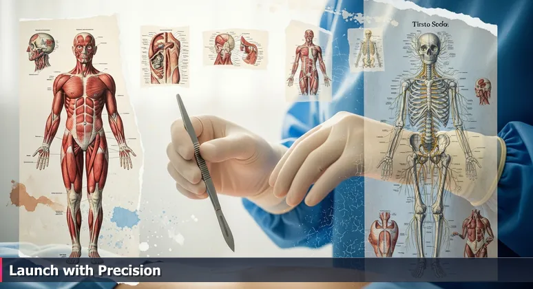 A close-up image of gloved hands holding a scalpel over a surgical incision, symbolizing the precision needed for starting an AI career in Fort Wayne in 2026.