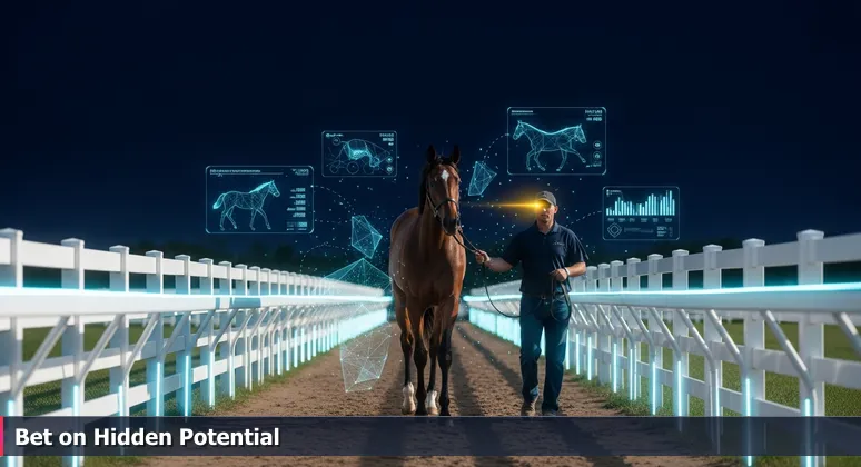 A thoroughbred yearling walking at a Bluegrass horse farm in Lexington, symbolizing the hidden potential and growth of the local tech career market in 2026.