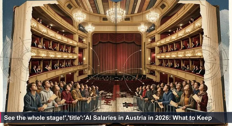 Crowd at the Wiener Staatsoper: students in hoodies in the standing area, mid-tier seat holders, and suited guests in private boxes - contrasting views of the same stage.
