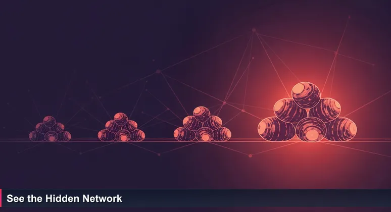 A shopper in a lavalava crouches over two piles of taro at Fugalei Market in Apia, Samoa, representing the hidden interconnections behind surface-level choices.