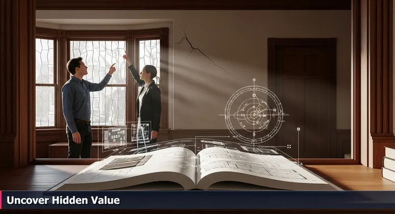A home inspection scene in a classic Providence triple-decker, symbolizing the careful evaluation of AI salary offers for 2026 careers.