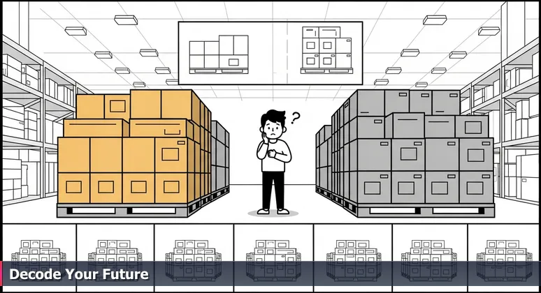 A shopper in a warehouse aisle, overwhelmed by shelves of bulk boxes, symbolizing the choice between AI engineering roles in Hemet.