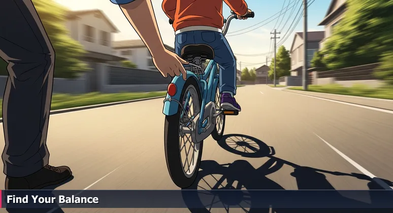 A hand gently grips a bicycle seat on a Des Moines street, symbolizing the mentorship and support junior developers need to launch their careers.