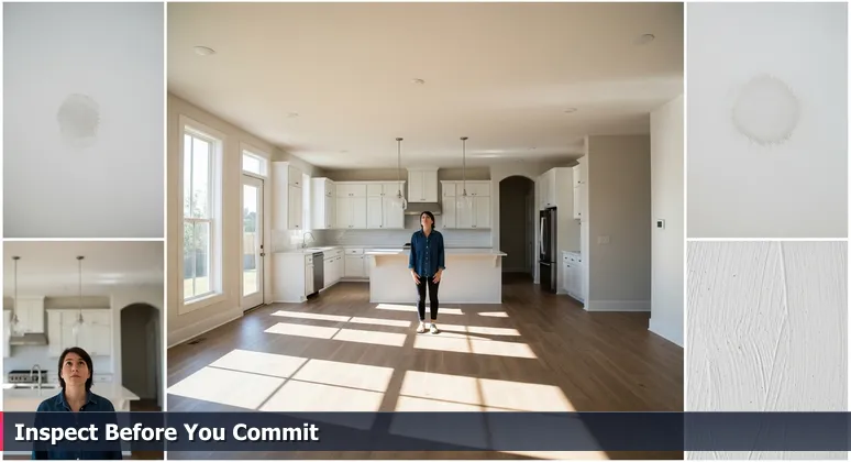 A person inspecting an empty house in Killeen, representing careful decision-making when choosing an AI bootcamp for a tech career.