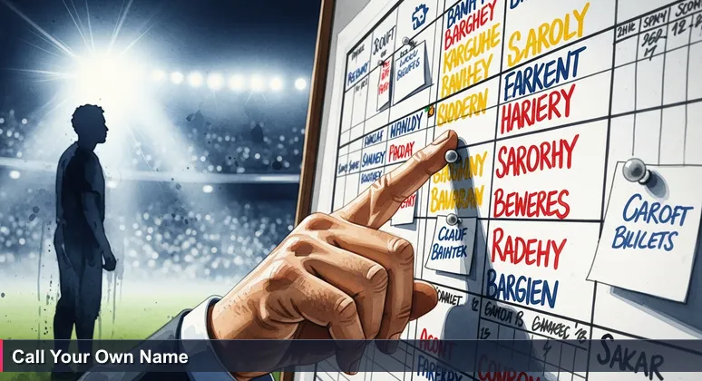 A scout's hand hovering over a draft board with tech company names and salary figures, symbolizing high-stakes career choices in Stamford's 2026 tech scene.