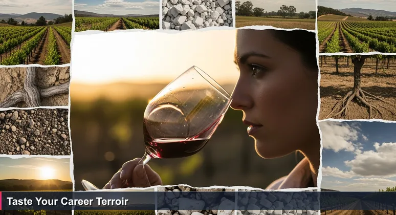 A sommelier in a Santa Maria vineyard evaluating a glass of wine, symbolizing the focused discernment needed for choosing AI engineering careers.