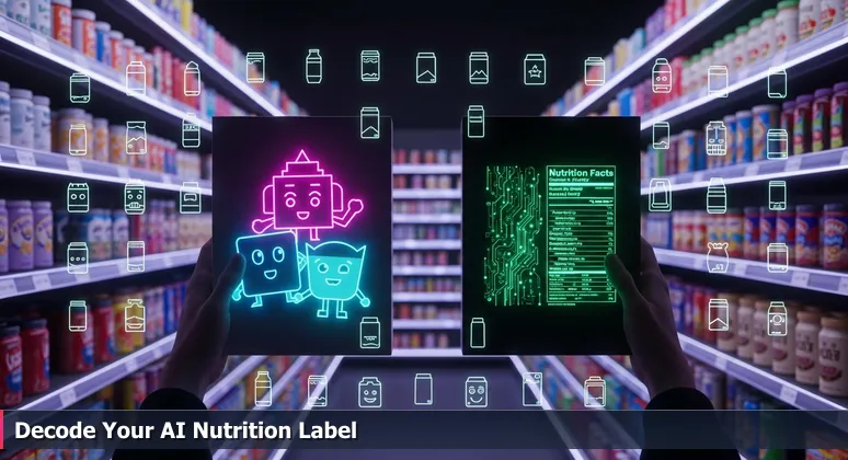 Hands comparing cereal boxes in a grocery aisle, symbolizing the choice of AI bootcamps in Fayetteville, Arkansas.