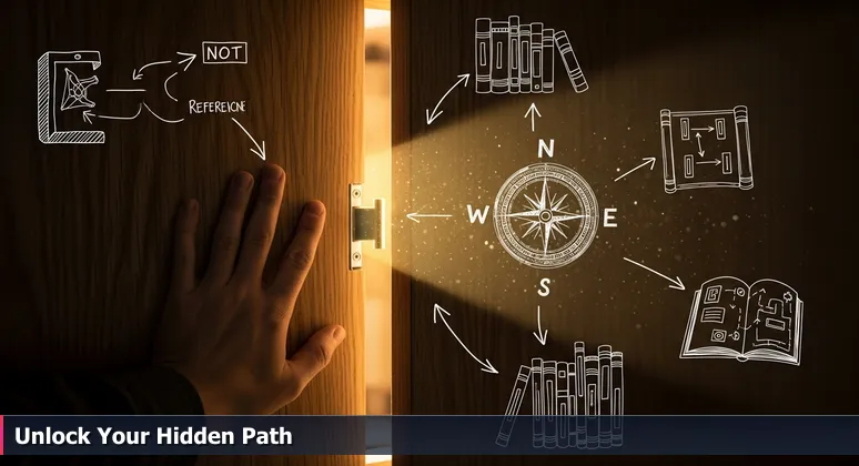 A hand pressing on a wooden panel in a historic Kansas City loft, revealing a hidden latch and light, symbolizing access to funding for tech careers.