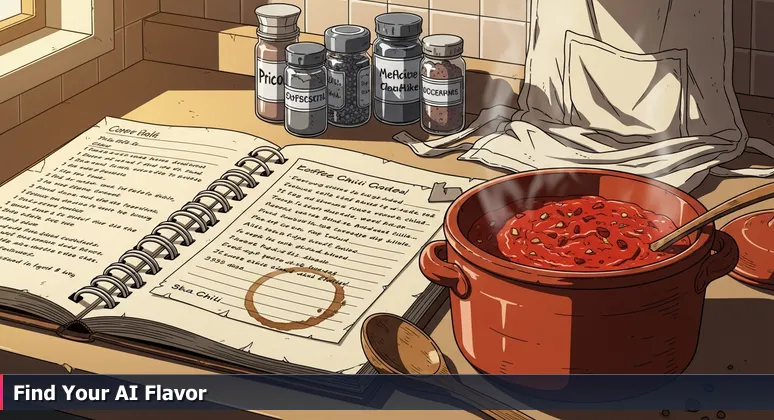 A close-up of a stained, handwritten recipe card in a community cookbook, symbolizing AI career choices in Kansas City.