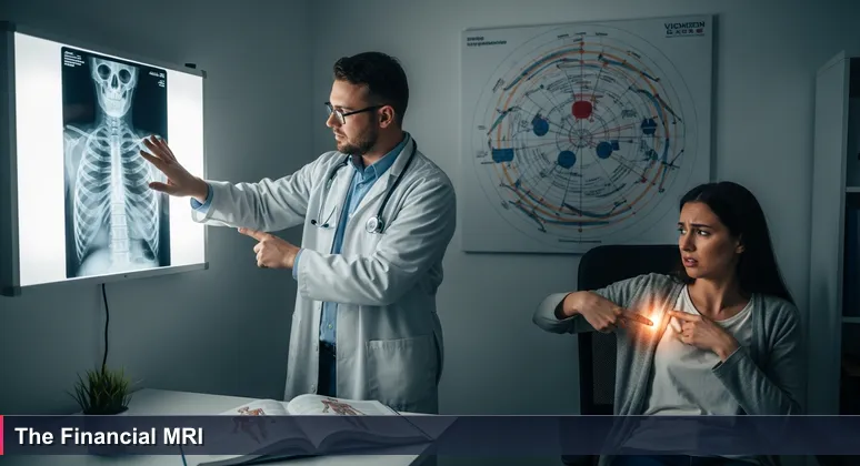 A tech professional in Pakistan points to rising costs on a screen, contrasted with misleading global affordability rankings, symbolizing the financial strain in 2026.