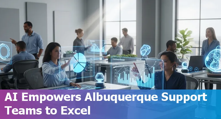 Customer support professionals using AI chatbots in Albuquerque, New Mexico