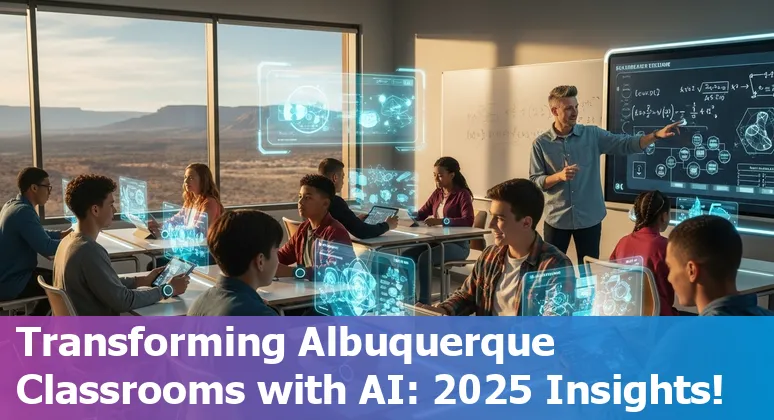 Artificial Intelligence technology in education schools in Albuquerque New Mexico 2025