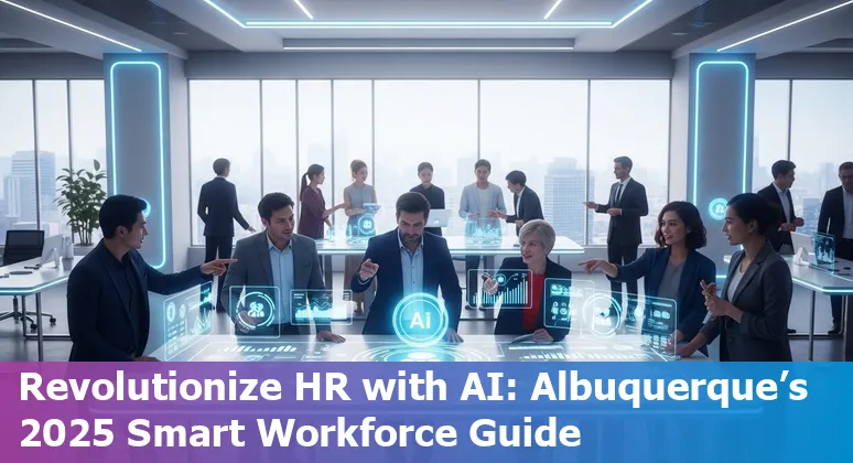 HR professional using AI tools in Albuquerque, New Mexico workplace in 2025