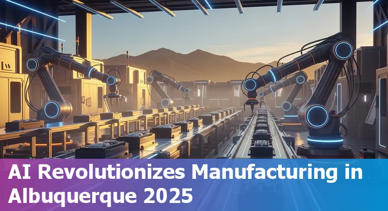 AI powered manufacturing processes in Albuquerque factory, New Mexico in 2025