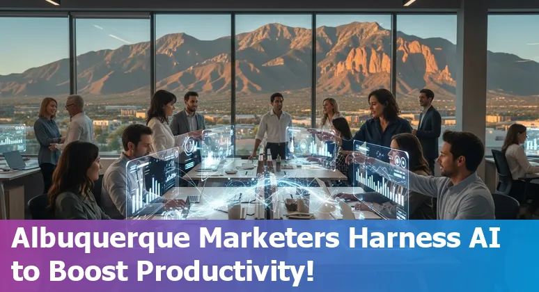 Marketing professionals using AI tools to boost productivity in Albuquerque, New Mexico, US