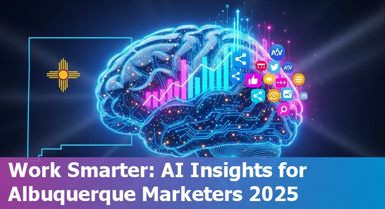 Marketing professional using AI tools in Albuquerque, New Mexico in 2025