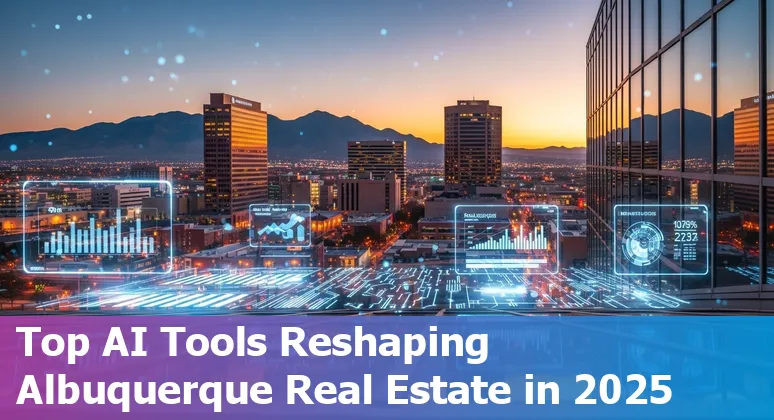 AI tools dashboard on a laptop for real estate teams in Albuquerque, New Mexico, 2025
