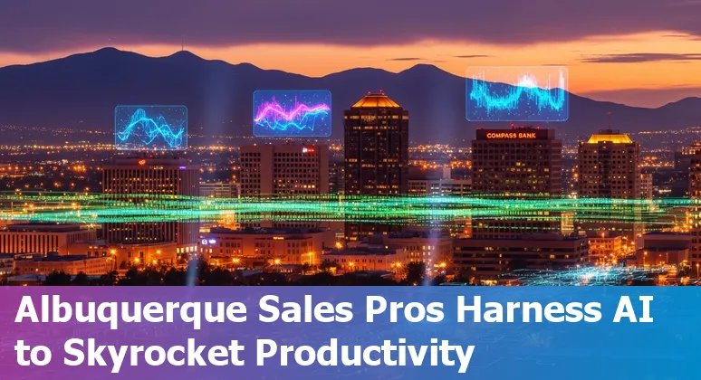 Sales professional using AI tools to boost productivity in Albuquerque, New Mexico