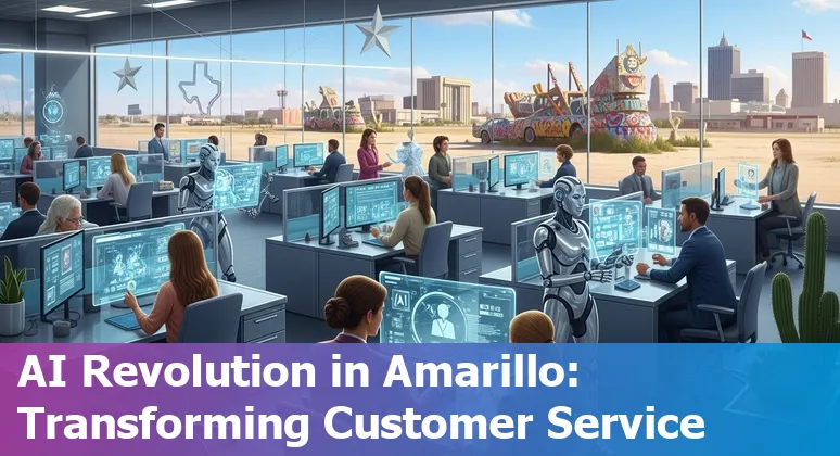 Customer service professional using AI tools in Amarillo, Texas in 2025