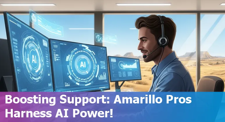 AI-powered virtual assistant Emma helping customer support professionals in Amarillo, Texas