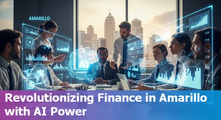 Finance professionals in Amarillo, Texas using AI technology to boost productivity and optimize financial operations.