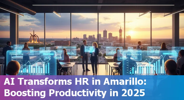 HR professionals in Amarillo, Texas utilizing AI technology to enhance workplace productivity
