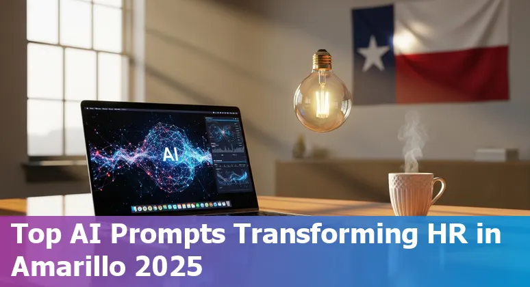 AI tools and HR professionals working together in Amarillo, Texas to enhance workplace efficiency in 2025