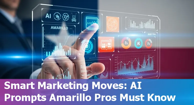 Marketing professional using AI tools for digital campaigns in Amarillo, Texas in 2025