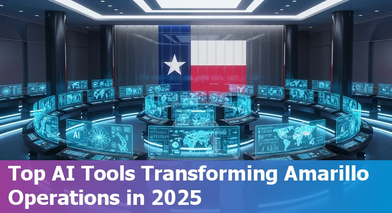 Illustration of AI tools enhancing operations in Amarillo, Texas in 2025