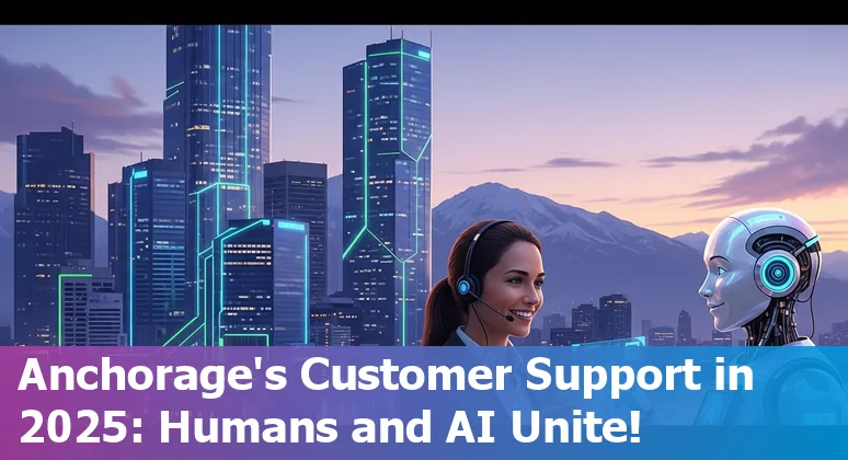 Customer support agent working with AI tools in Anchorage, Alaska office